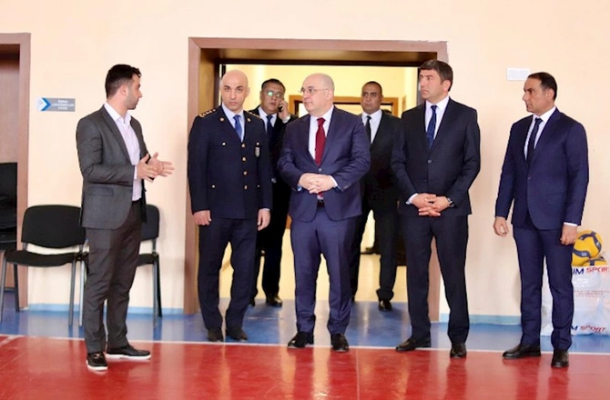 Şahin Bağırov Tovuz Regional Voleybol Klubunun üzvləri ilə görüşüb — FOTOLAR