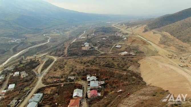 Ağdam-Əsgəran-Xocalı-Xankəndi yolunun inşasına dair son vəziyyət AÇIQLANDI — VİDEO/FOTOLAR