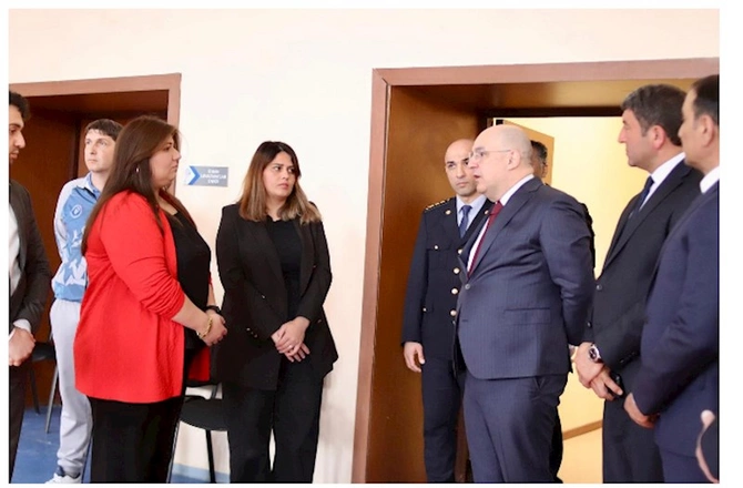 Şahin Bağırov Tovuz Regional Voleybol Klubunun üzvləri ilə görüşüb — FOTOLAR