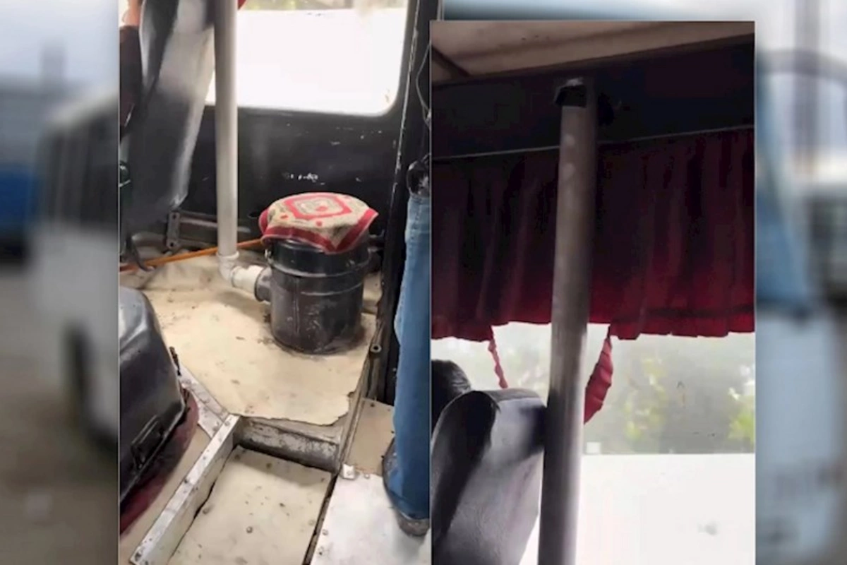 Gəncədə avtobusun içində qızdırıcı soba hava filtri rolunu oynayıb — AYNA (YENİLƏNİB)