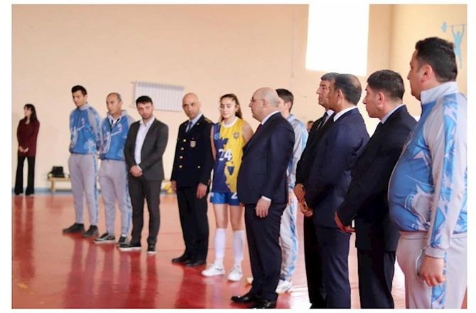 Şahin Bağırov Tovuz Regional Voleybol Klubunun üzvləri ilə görüşüb — FOTOLAR