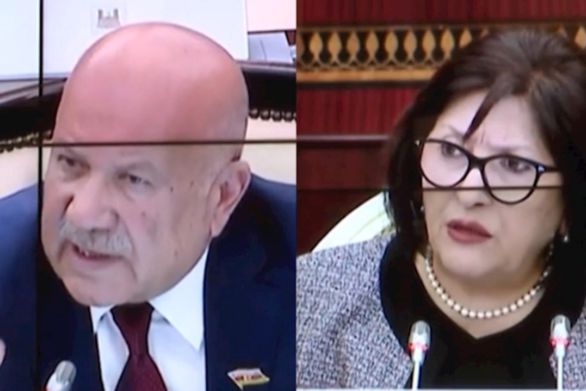 Sahibə Qafarova deputatın bu çıxışına etiraz etdi — VİDEO