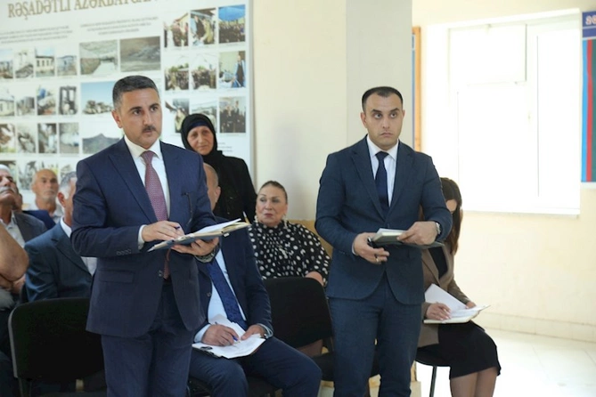 Sevindik Hətəmov Birinci Meyniman kəndində qəbul keçirdi — FOTOLAR