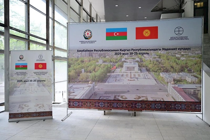 Azərbaycanlı rejissor Bişkekdə ustad dərsi keçdi — FOTOLAR