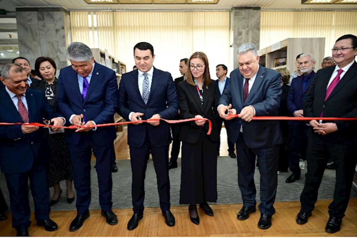 Qırğızıstan Milli Kitabxanasında Azərbaycan ədəbiyyatı guşəsi açılıb — FOTOLAR