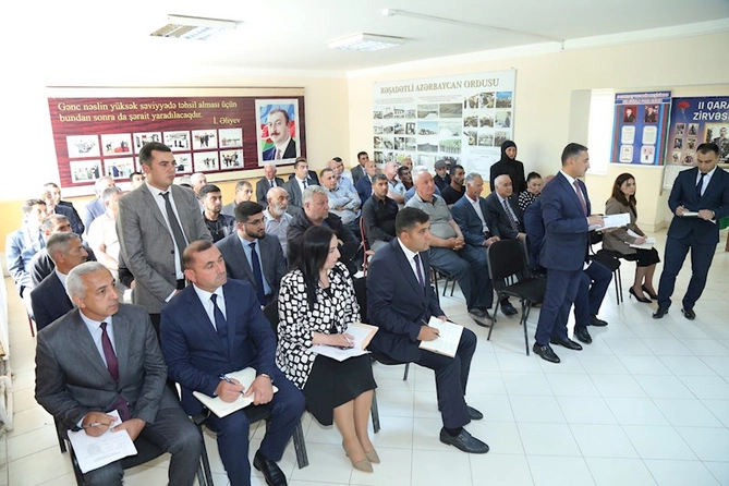 Sevindik Hətəmov Birinci Meyniman kəndində qəbul keçirdi — FOTOLAR