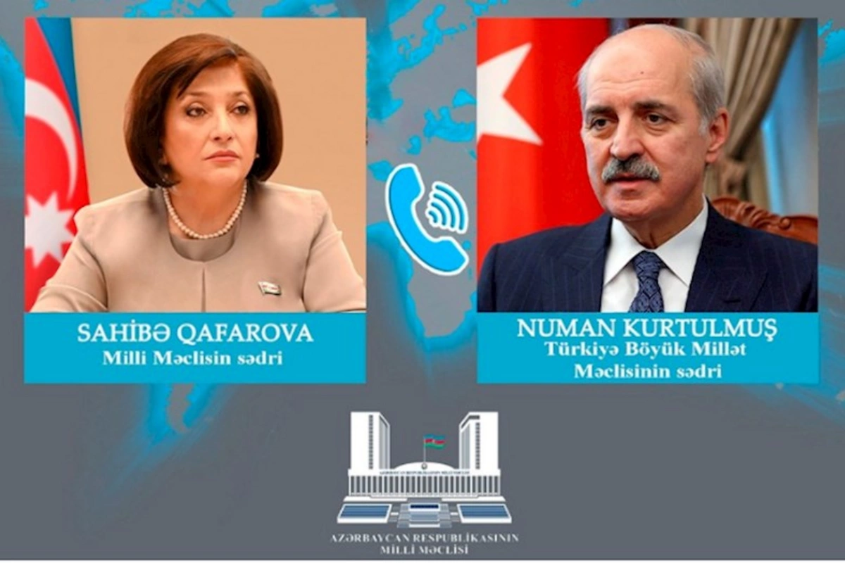 Azərbaycan və Türkiyə parlament sədrləri telefonla danışıb