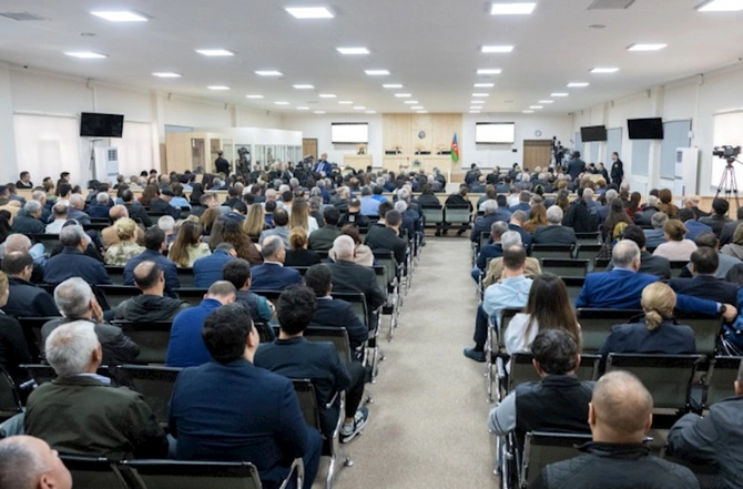 Məhkəmədə Şuşanın işğal edilməsinə qədər baş vermiş hadisələrlə bağlı sənədlər tədqiq olunub — FOTOLAR
