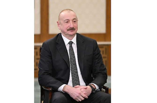 İlham Əliyev Çinin CGTN telekanalına müsahibə verib — FOTOLAR İlham Əliyev Çinin CGTN telekanalına müsahibə verib — FOTOLAR