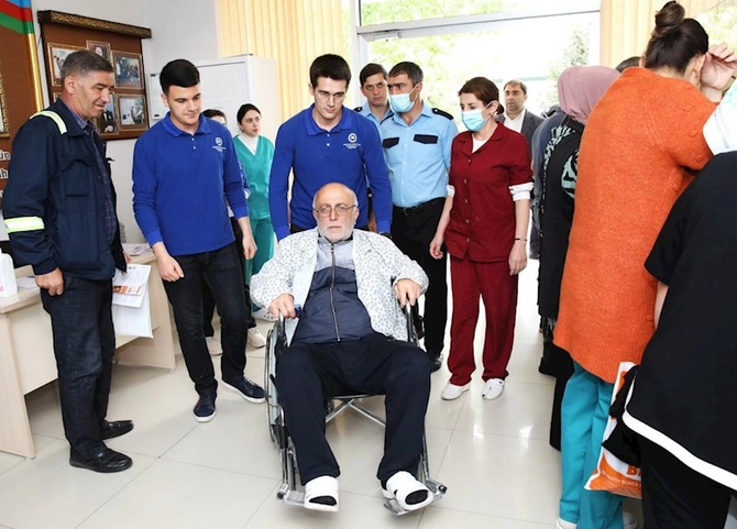 Həmkardan həmkara qayğı ilə sosial layihəsi Şabran rayonunda davam etdirildi — FOTOLAR