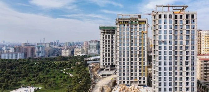 Həzi Aslanov m/st-a yaxın, 2 otaq studiya mənzillər satışa çıxdı - Highland Residence!