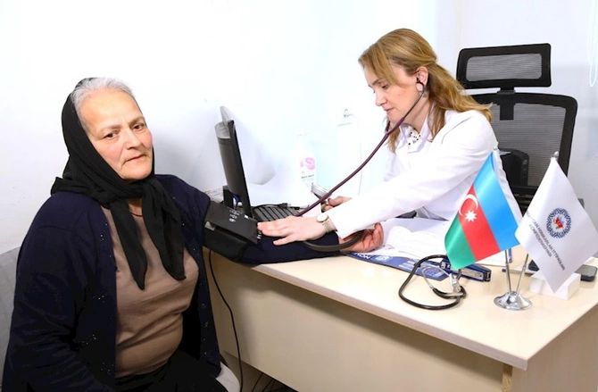 Həmkardan həmkara qayğı ilə sosial layihəsi Şabran rayonunda davam etdirildi — FOTOLAR