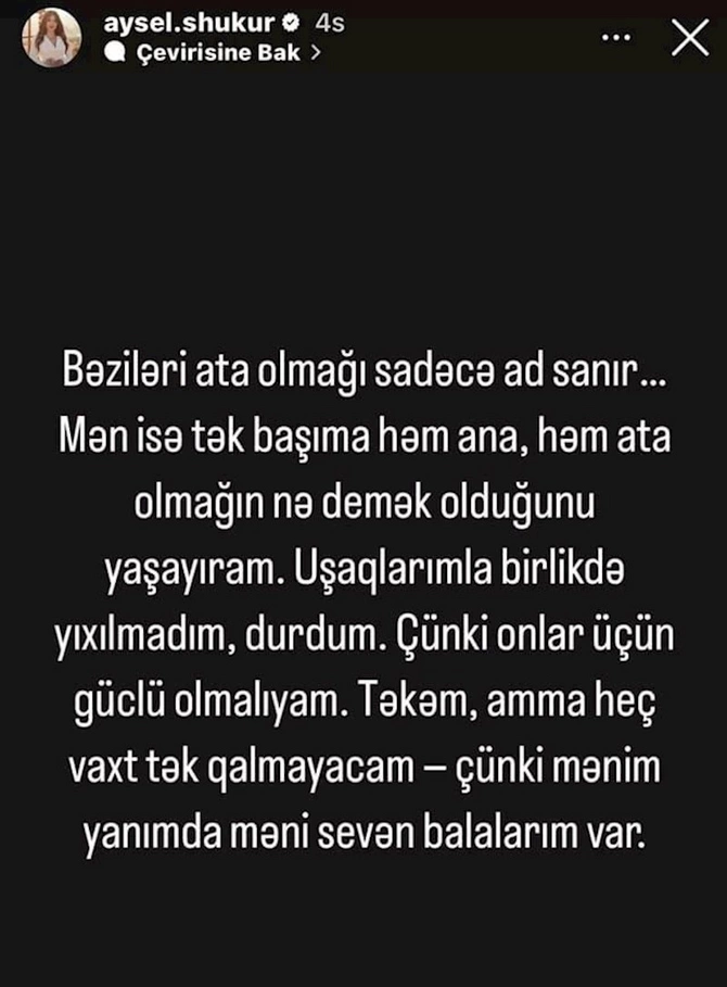 Aysel Şükürovanın keçmiş əri övladlarından İMTİNA ETDİ — FOTOLAR Aysel Şükürovanın keçmiş əri övladlarından İMTİNA ETDİ — FOTOLAR