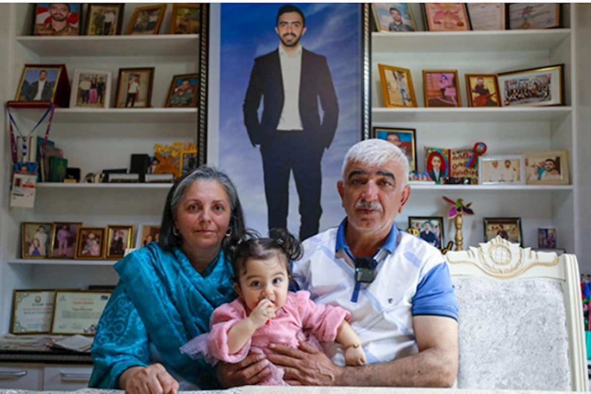 Yeganə övladı şəhid olan Balaxanı neftçisinin ailəsində yenidən uşaq səsi gəlir — FOTOLAR