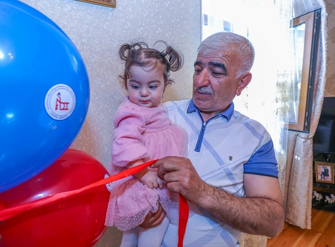 Yeganə övladı şəhid olan Balaxanı neftçisinin ailəsində yenidən uşaq səsi gəlir — FOTOLAR Yeganə övladı şəhid olan Balaxanı neftçisinin ailəsində yenidən uşaq səsi gəlir — FOTOLAR