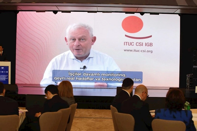 “Rəqəmsallaşma və süni intellektin iş yerlərinə təsiri” mövzusunda konfrans keçirilib — FOTOLAR