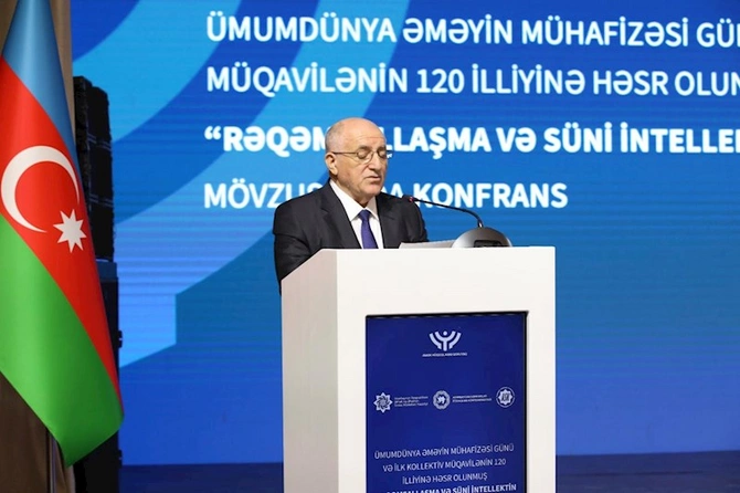 “Rəqəmsallaşma və süni intellektin iş yerlərinə təsiri” mövzusunda konfrans keçirilib — FOTOLAR