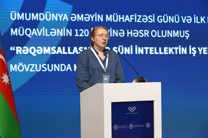 “Rəqəmsallaşma və süni intellektin iş yerlərinə təsiri” mövzusunda konfrans keçirilib — FOTOLAR