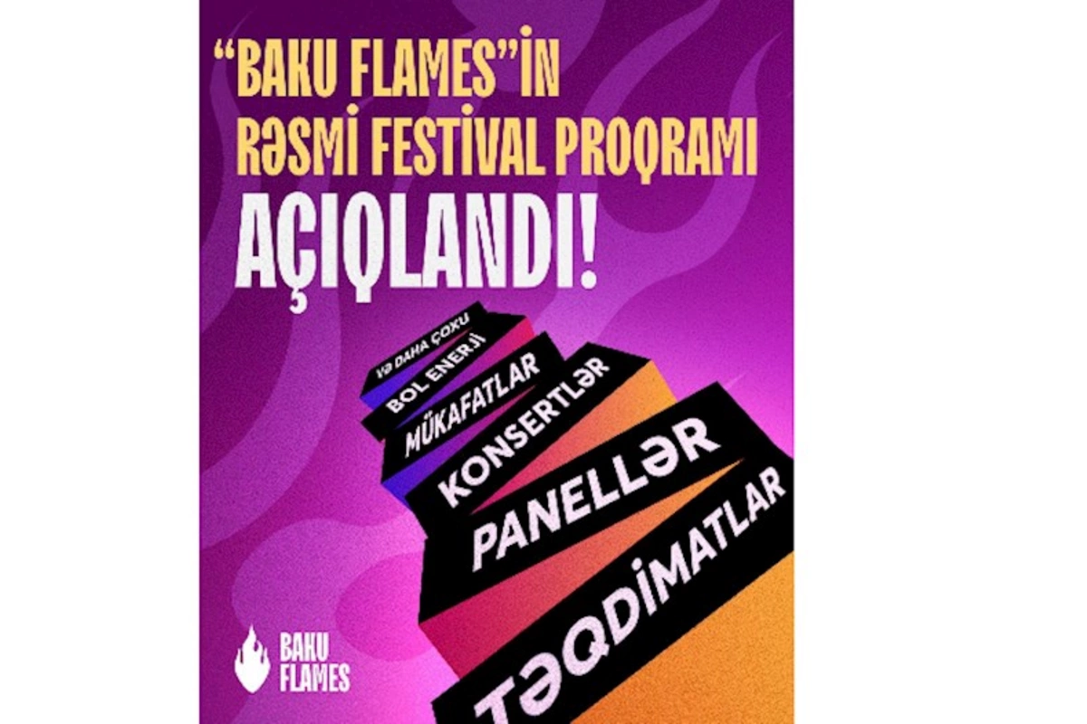 Azərbaycanda Baku Flames Beynəlxalq Yaradıcılıq və Effektivlik Festivalı keçiriləcək