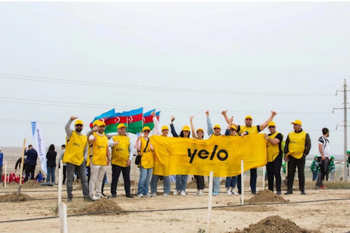 Yelo Bank ölkəmizin yaşıllaşdırılmasına öz töhfəsini verdi — FOTOLAR