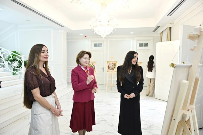 Türk Mədəniyyəti və İrsi Fondunu ziyarət etdilər — FOTOLAR