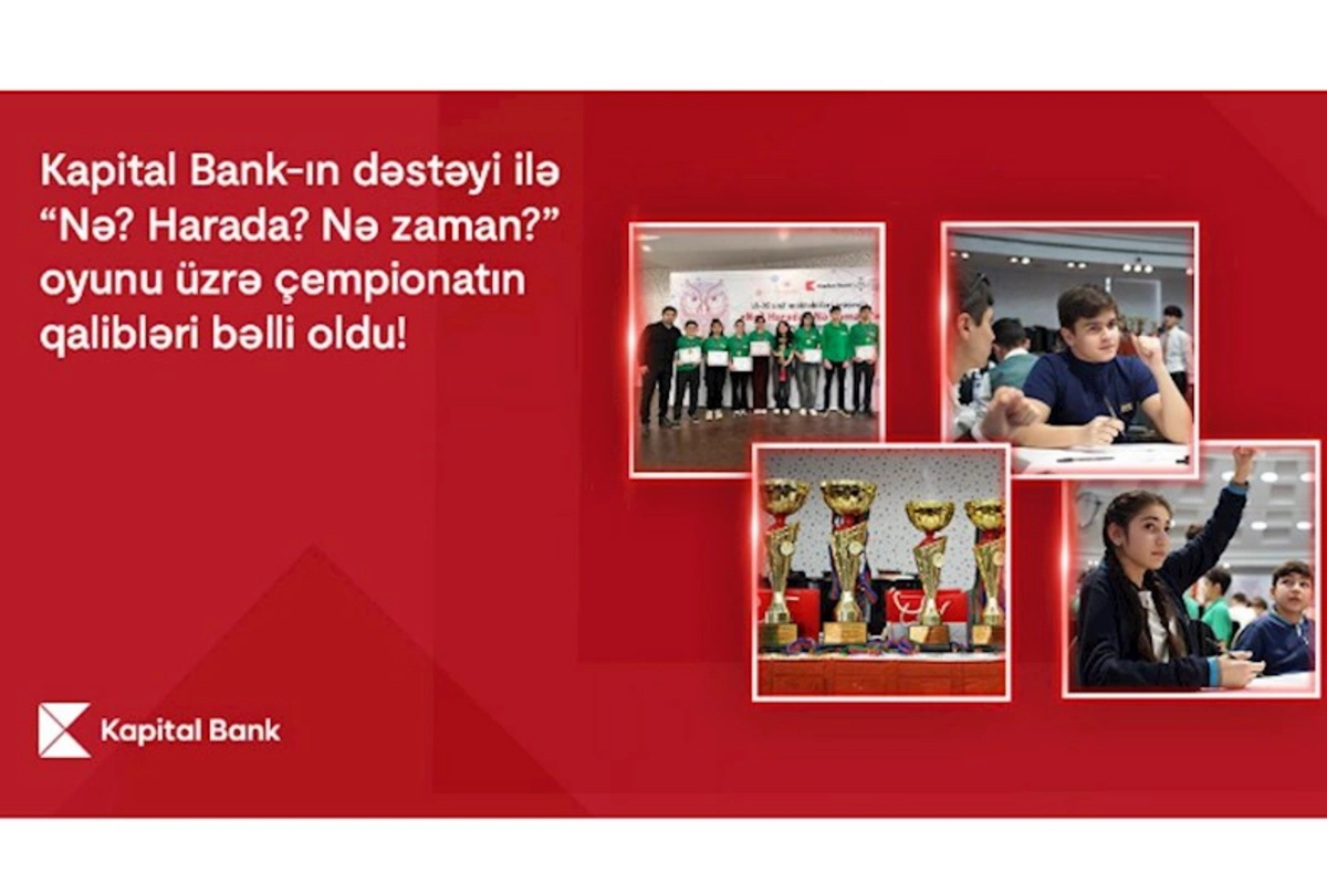 Kapital Bank-ın dəstəyi ilə “Nə? Harada? Nə zaman?” oyunu üzrə respublika çempionatı başa çatdı