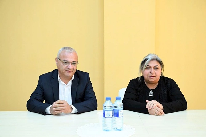 Mədəniyyət nazir Adil Kərimli Saatlıda vətəndaşları qəbul edib — FOTOLAR