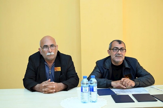 Mədəniyyət nazir Adil Kərimli Saatlıda vətəndaşları qəbul edib — FOTOLAR