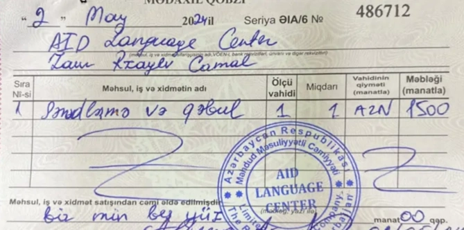 Qalmaqallı aparıcının rəhbərlik etdiyi şirkət vətəndaşın pulunu qaytarmaq istəmir