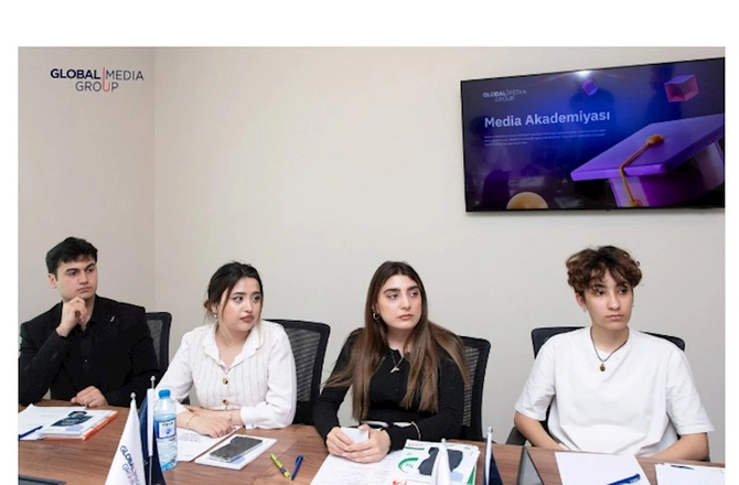 Global Media Group Peşəkar Media Məktəbinə start verib — FOTOLAR
