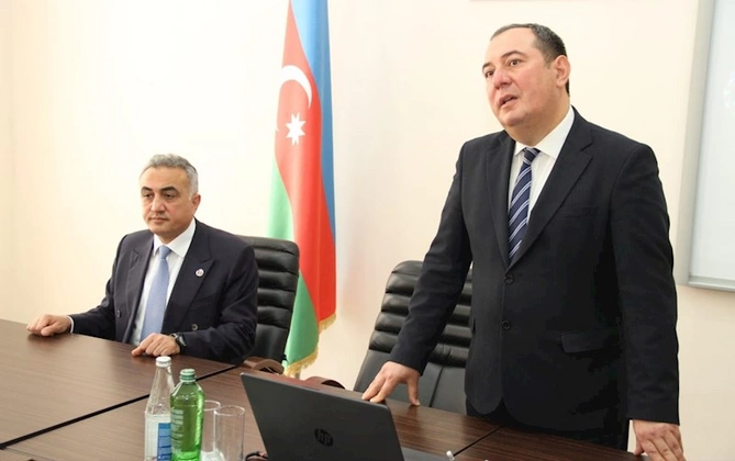 Ədliyyə Akademiyasında vəkilliyə namizədlərin icbari təlimi başladı — FOTOLAR Ədliyyə Akademiyasında vəkilliyə namizədlərin icbari təlimi başladı — FOTOLAR