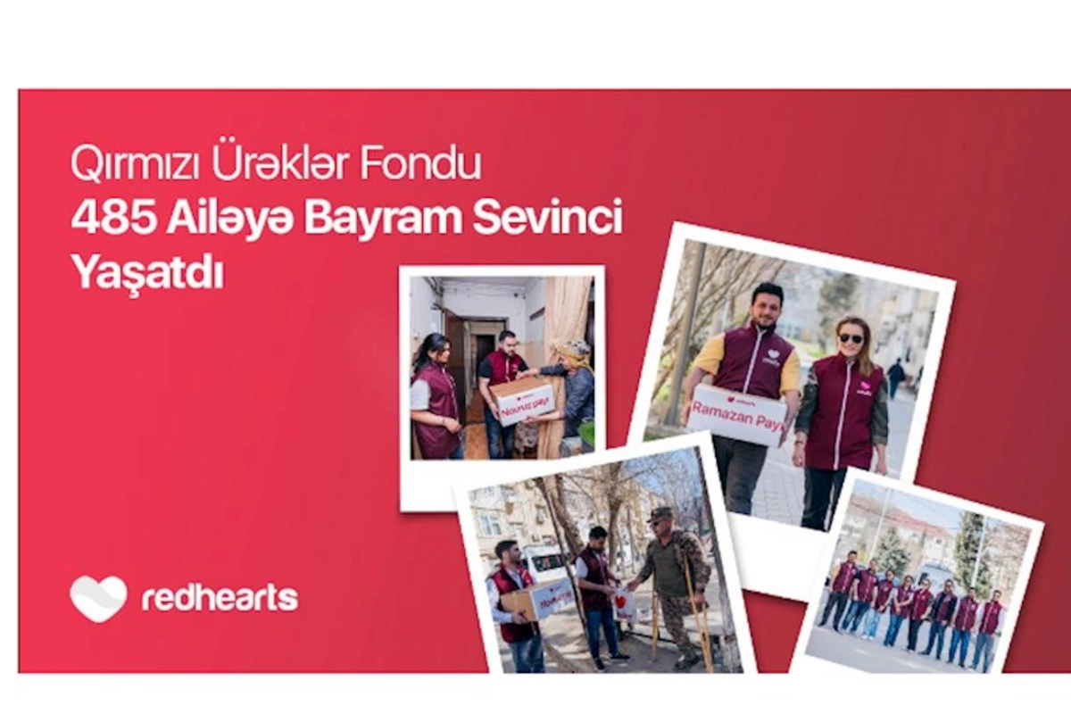 Qırmızı Ürəklər Fondu 485 ailəyə bayram sevinci yaşatdı