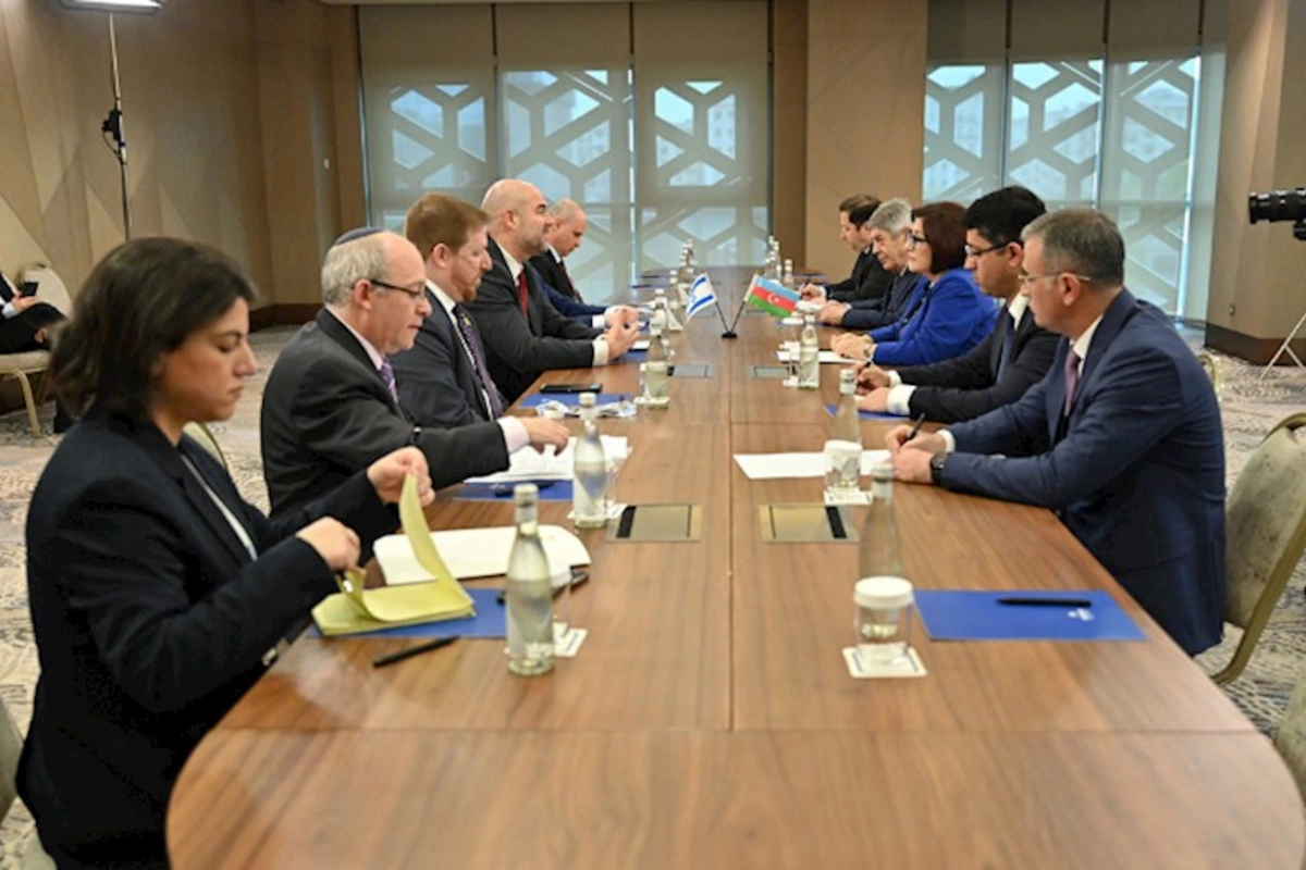 Sahibə Qafarova İsrail Knessetinin sədri ilə görüşüb