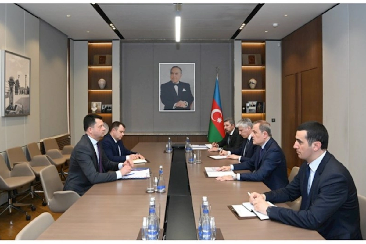 Ceyhun Bayramov Moldovanın XİN-in dövlət katibini qəbul edib — FOTOLAR