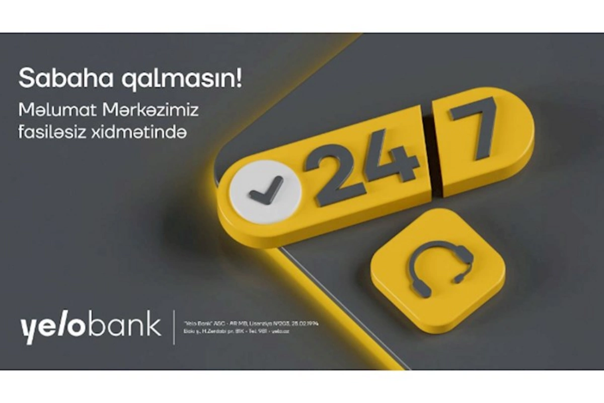 Yelo Bank-ın Məlumat Mərkəzi artıq 24/7 xidmətində