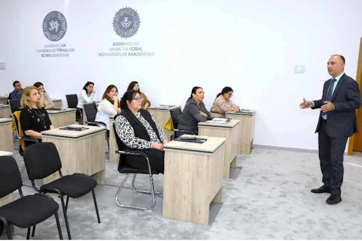 AHİK-nin Əmək və Sosial Münasibətlər Akademiyasında təlim mərkəzi fəaliyyətə başlayıb — FOTOLAR
