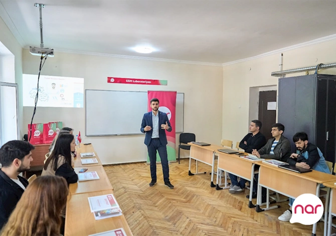 “Nar”ın dəstəyi ilə tələbələr üçün təlimlər keçirildi — FOTOLAR “Nar”ın dəstəyi ilə tələbələr üçün təlimlər keçirildi — FOTOLAR