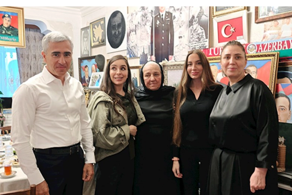 Leyla və Arzu Əliyevalar Polad Həşimovun evində — FOTOLAR