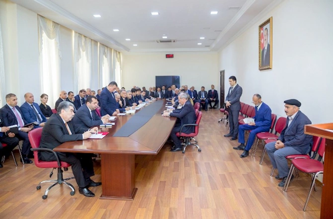 Salyan RİH-də keçirilən fərdi qəbullar davam edir — FOTOLAR