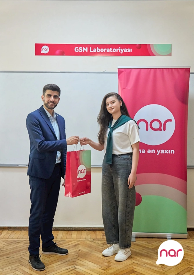 “Nar”ın dəstəyi ilə tələbələr üçün təlimlər keçirildi — FOTOLAR “Nar”ın dəstəyi ilə tələbələr üçün təlimlər keçirildi — FOTOLAR