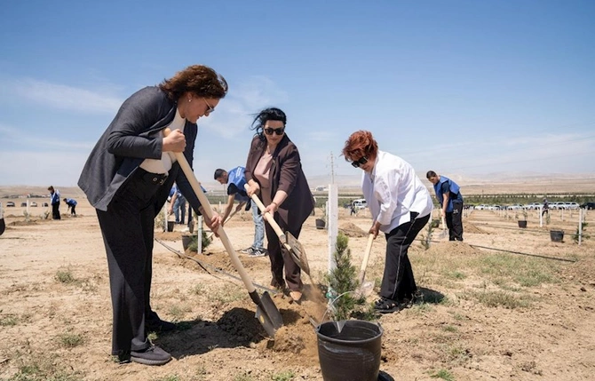 Ümummilli Liderin anadan olmasının 102-ci ildönümünə həsr olunan ağacəkmə aksiyası keçirildi — FOTOLAR Ümummilli Liderin anadan olmasının 102-ci ildönümünə həsr olunan ağacəkmə aksiyası keçirildi — FOTOLAR