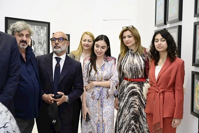 MAMA “Ana təbiət” sərgisinin Romada təqdimatı olub — FOTOLAR