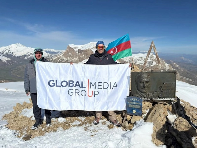 “Global Media Group” əməkdaşı “Heydər zirvəsi”nə yürüş edib — FOTOLAR