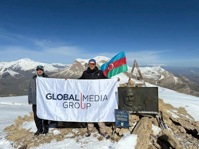 “Global Media Group” əməkdaşı “Heydər zirvəsi”nə yürüş edib — FOTOLAR