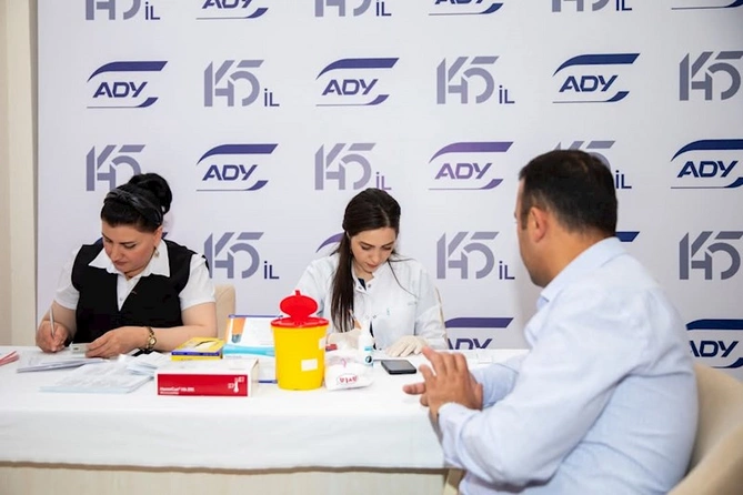 ADY əməkdaşları ənənəvi qanvermə aksiyasında iştirak etdi — FOTOLAR ADY əməkdaşları ənənəvi qanvermə aksiyasında iştirak etdi — FOTOLAR