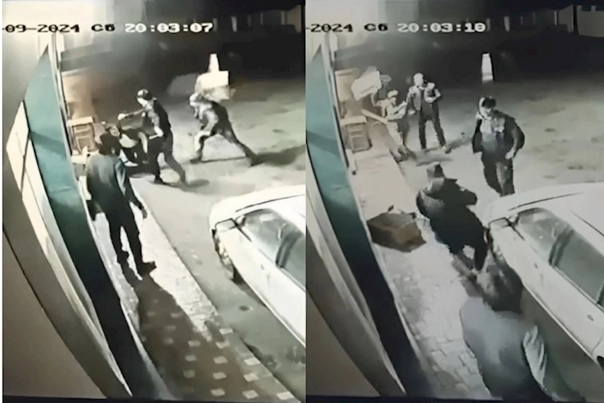 Bakıda 26 yaşlı gəncin qətlə yetirilməsinin ANBAAN VİDEOSU