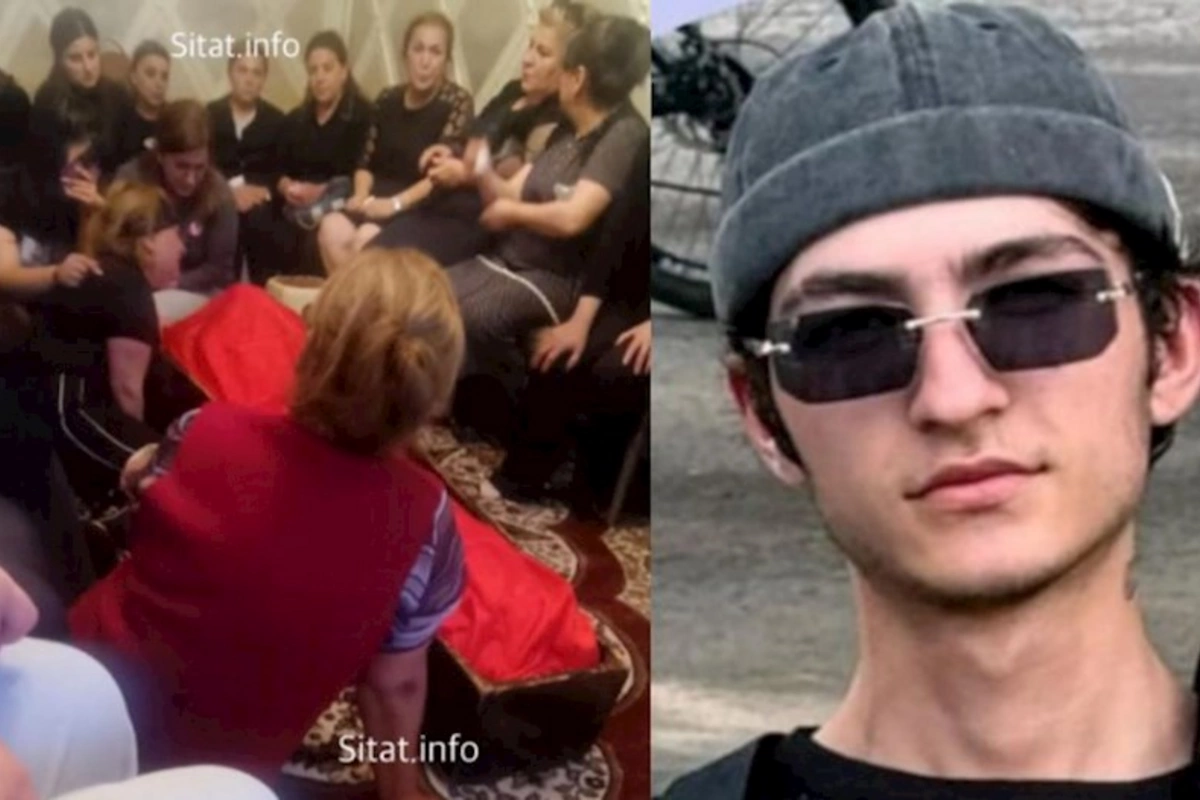 Gəncədə öldürülən Elgünün anası oğlu ilə vidalaşır — SON FOTOSU