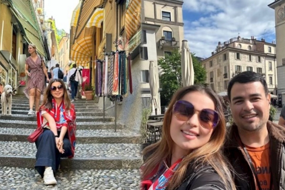 Sevda həyat yoldaşı ilə İtaliyada — FOTOLAR