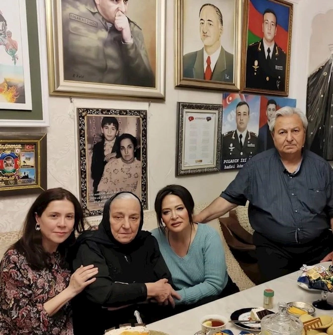 Tanınmışlar Polad Həşimovun evində — FOTOLAR
