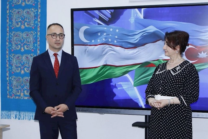 Özbəkistan universitetində Seyid Əzim Şirvani adına auditoriya açılıb — FOTOLAR